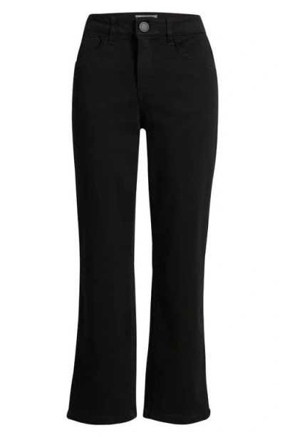 Wit & Wisdom Bennett High Waist Ankle Barely Bootcut Jeans In Black