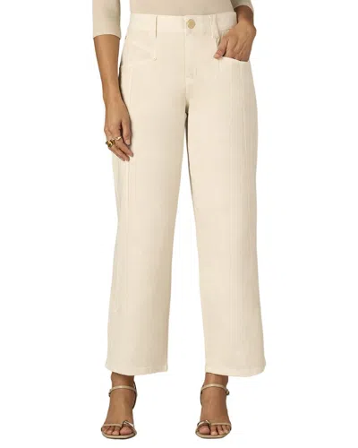 Wit & Wisdom Blanched Almond High Rise Barely Barrel Jean In Neutral