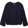 Wit & Wisdom Blouson Knit Top In Blue