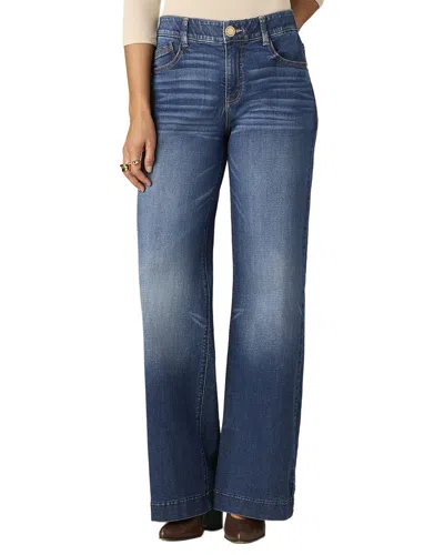 Wit & Wisdom Blue Sam High Rise Wide Leg Jean