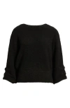 Wit & Wisdom Bouclé Sweater In Black