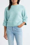 Wit & Wisdom Bouclé Sweater In Blue