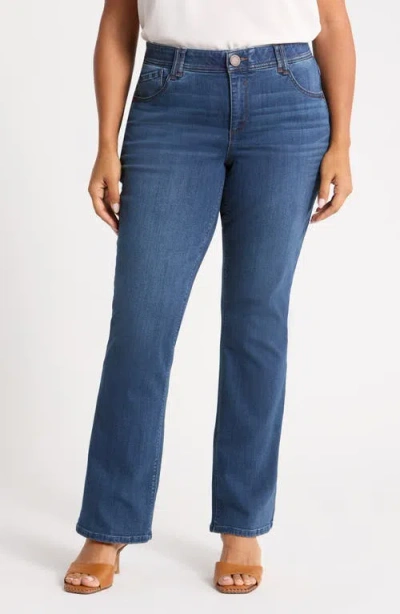 Wit & Wisdom Brittany High Waist Bootcut Jeans In Blue