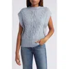 Wit & Wisdom Cable Stitch Sweater In Heather Grey