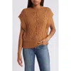 Wit & Wisdom Cable Stitch Sweater In Nutmeg