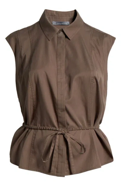 Wit & Wisdom Cap Sleeve Peplum Top
