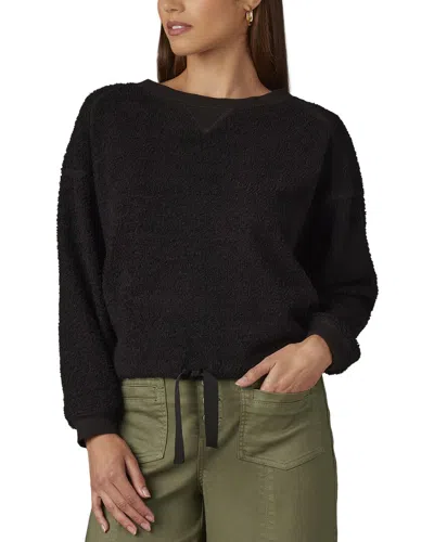Wit & Wisdom Cased Hem Sweatshirt In Black