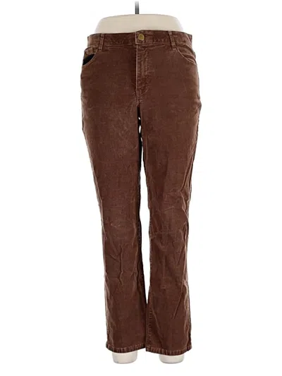 Pre-owned Wit & Wisdom Casual Pants In Brown