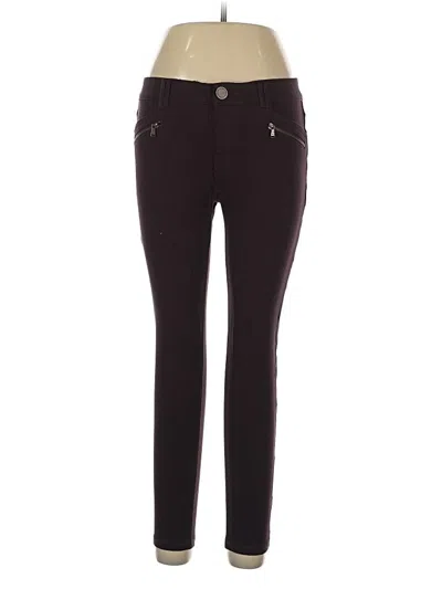 Pre-owned Wit & Wisdom Casual Pants In Burgundy