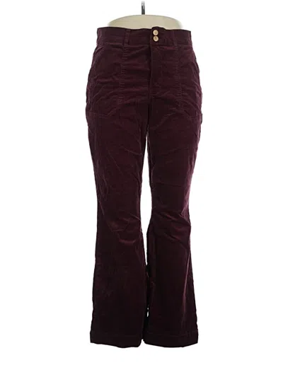 Pre-owned Wit & Wisdom Casual Pants In Burgundy