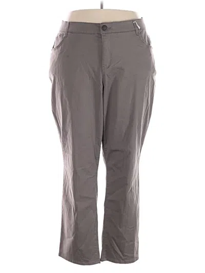 Pre-owned Wit & Wisdom Casual Pants In Gray