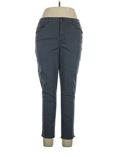 Pre-owned Wit & Wisdom Casual Pants In Gray