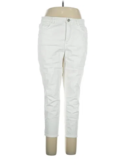 Pre-owned Wit & Wisdom Casual Pants In Ivory