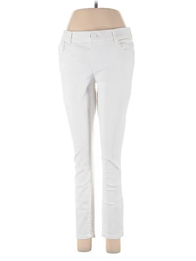 Pre-owned Wit & Wisdom Casual Pants In White