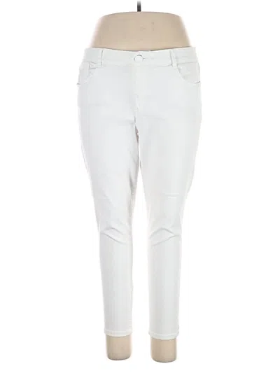 Pre-owned Wit & Wisdom Casual Pants In White