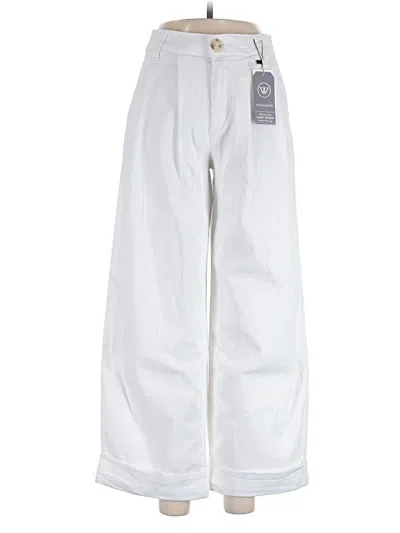 Pre-owned Wit & Wisdom Casual Pants In White