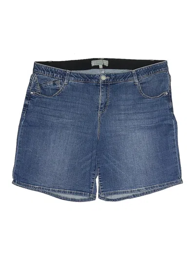 Pre-owned Wit & Wisdom Denim Shorts In Blue
