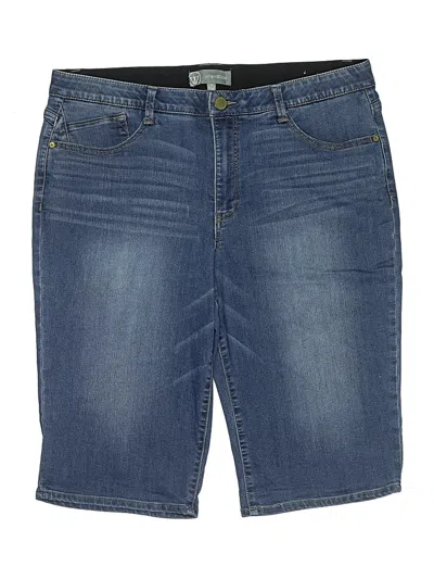 Pre-owned Wit & Wisdom Denim Shorts In Blue