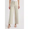 Wit & Wisdom Emma Patch Pocket High Waist Wide Leg Jeans In Brown