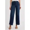 Wit & Wisdom Emma Patch Pocket High Waist Wide Leg Jeans In Indigo