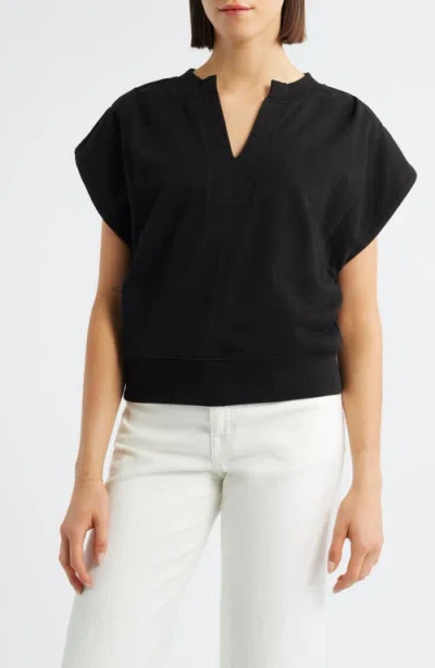 Wit & Wisdom Extended Shoulder Notch Neck Top
