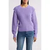 Wit & Wisdom Extended Shoulder Sweater In Jewel Lavender
