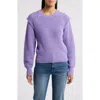 Wit & Wisdom Extended Shoulder Sweater In Jewel Lavender