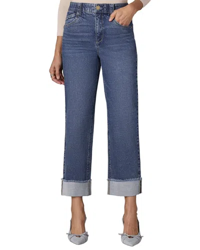 Wit & Wisdom Fray Cuff Boyfriend Jean In Blue