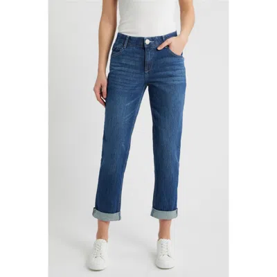 Wit & Wisdom Gemma 'ab'solution High Waist Girlfriend Jeans In Blue