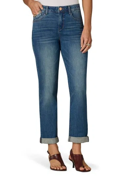 Wit & Wisdom Gemma Girlfriend Jeans In Blue