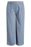 Wit & Wisdom Glider Skyrise Wide Leg Pants In Infinity Blue