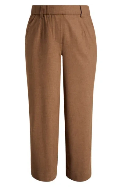Wit & Wisdom Glider Skyrise Wide Leg Pants In Toasted Coconut