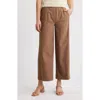 Wit & Wisdom Glider Skyrise Wide Leg Pants In Toasted Coconut