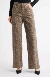 Wit & Wisdom Skyrise Double Side Seam Wide Leg Jeans