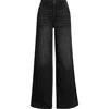 Wit & Wisdom Gracie Skyrise Wide Leg Jeans In Black