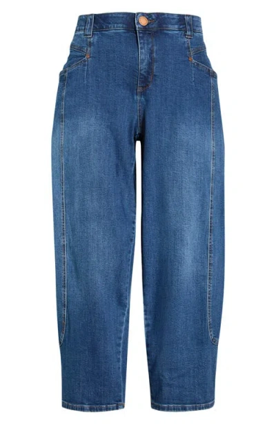Wit & Wisdom High Waist Barely Barrel Jeans In Gold