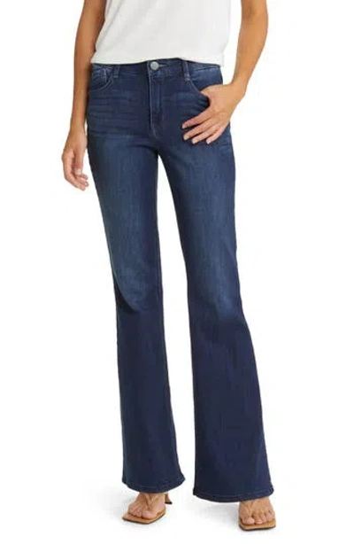 Wit & Wisdom High Waist Flare Jeans In Blue