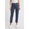 Wit & Wisdom High Waist Straight Leg Stretch Twill Pants In Shadow