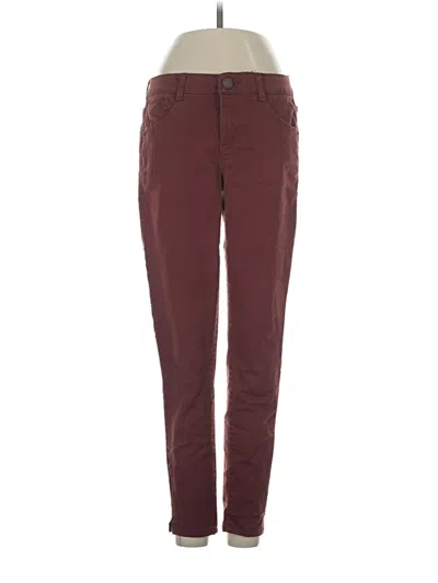 Pre-owned Wit & Wisdom Jeans In Burgundy
