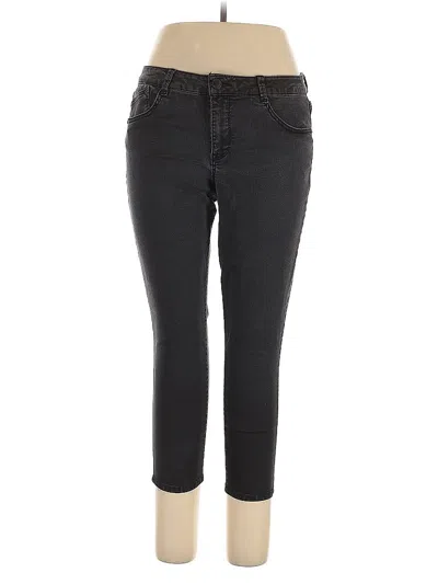 Pre-owned Wit & Wisdom Jeggings In Black