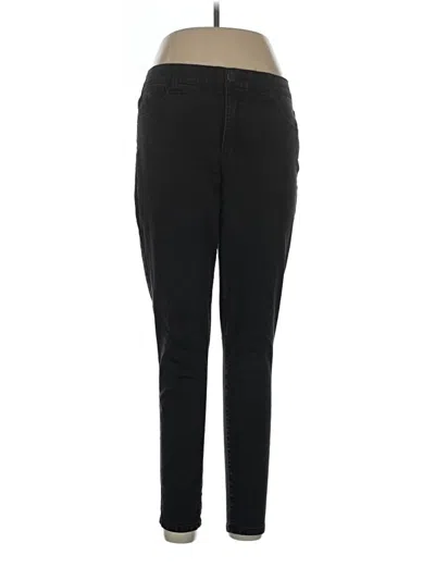 Pre-owned Wit & Wisdom Jeggings In Black
