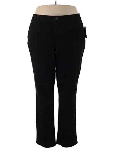 Pre-owned Wit & Wisdom Jeggings In Black