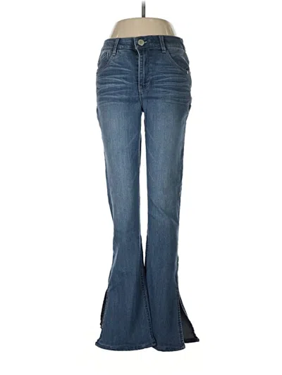 Pre-owned Wit & Wisdom Jeggings In Blue