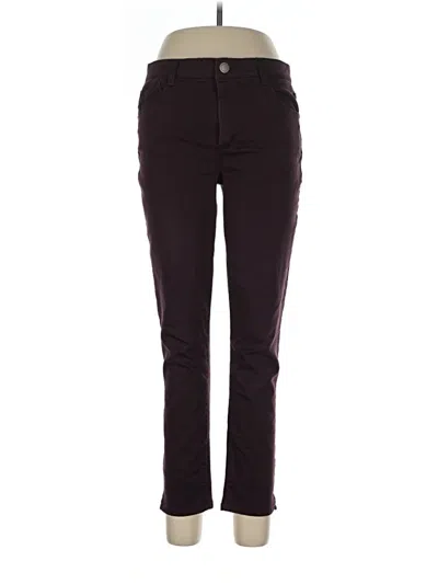 Pre-owned Wit & Wisdom Jeggings In Burgundy