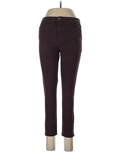 Pre-owned Wit & Wisdom Jeggings In Burgundy