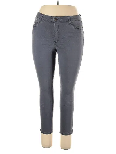 Pre-owned Wit & Wisdom Jeggings In Gray