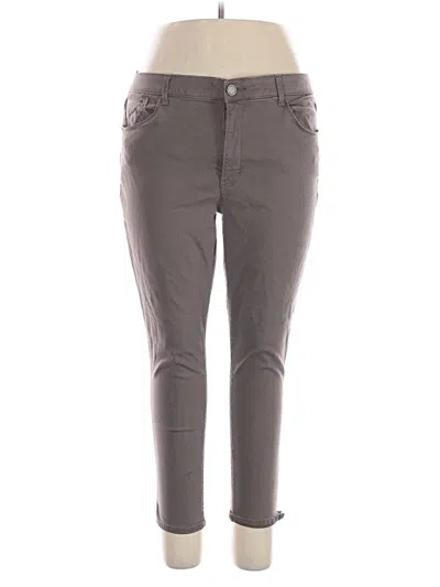 Pre-owned Wit & Wisdom Jeggings In Gray