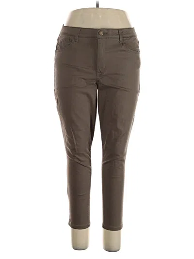 Pre-owned Wit & Wisdom Khaki Pant In Brown