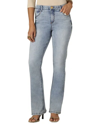 Wit & Wisdom Light Blue Artisanal Brittany High Rise Baby Boot Jean