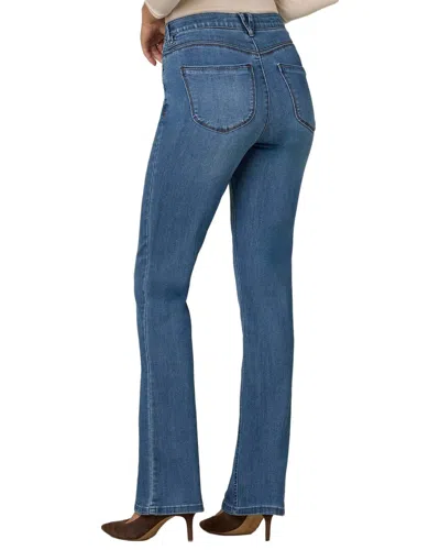 Wit & Wisdom Light Blue Brittany High Rise Baby Boot Jean In Silver